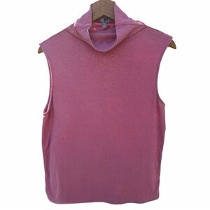 Marled Essentials Pink Sleeveless Top